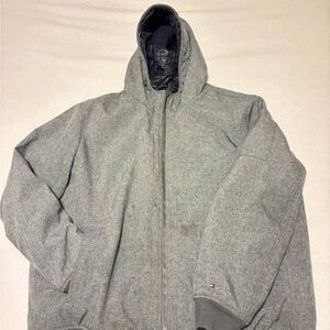 Tommy Hilfiger Charcoal Quilted Outerwear
